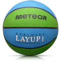 Meteor Layup 1 - Basketbal - kleur blauw/groen