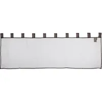 Elbersdrucke Bistro Gordijn Basic 48x140 cm grijs transparant