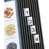 Q-CONNECT tabs voor display systeem 25 mm geassorteerde kleuren 10 stuks