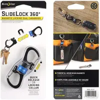 Niteize Carabiner Slidelock 360 blauw