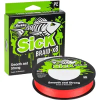 Berkley Sick 2000 M Braided Line Rood 0.190 mm