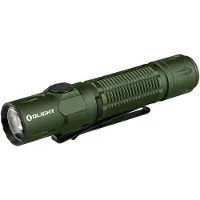 Olight Warrior 3S green 12969 Zaklamp LED IPX8 (waterdicht), Met riemclip, Met holster, Met stroboscoopfunctie werkt op een accu 2300 lm 176 g