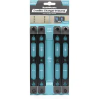 StealthMounts Opladerhouder Voor Makita 18v Lxt Duolader Dc18rd - Zwart - 2-pack