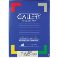 Gallery witte etiketten ft 99,1 x 38,1 mm (b x h), ronde hoeken, doos van 1.400 etiketten