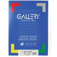 Gallery witte etiketten ft 99,1 x 67,7 mm (b x h), ronde hoeken, doos van 800 etiketten