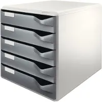 Leitz 5280 ladeblok donkergrijs (5 laden)