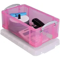 Really Useful Boxes Really Useful Box 9 liter transparant roze