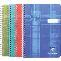 Clairefontaine Collegeblok A5 Gelinieerd Spiraal gebonden Niet geperforeerd 180 Pagina's 90 Vellen