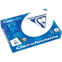 Clairefontaine Kopieerpapier Clairalfa A4 90gr wit 500 vel - 2 stuks