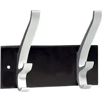 Unilux Kapstok wand Cypres 2 haken metallic grijs
