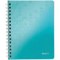 Leitz notitieboekje WOW 4638, A4, geruit, ijsblauw