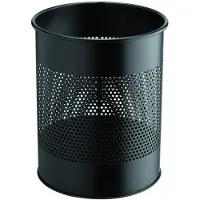 Durable Prullenbak Atlanta Metaal Zwart 28 x 34 x 31,5 cm