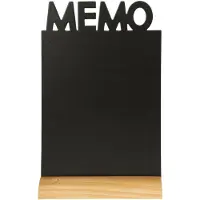 Securit Tafelkrijtbord met houten voet - Memo - Incl. 1 krijtstift