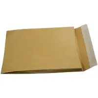 Diversen Gallery zak-envelop met balg bruin 229 x 324 x 35 mm - zelfklevend (250 stuks)