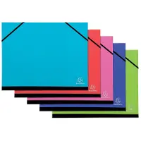 Exacompta 5x IDERAMA tekenmap met elastiek - 29,7x42cm voor A3 formaat - Geassorteerd - 25729E