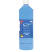 Gallery plakkaatverf, flacon van 1 l, blauw