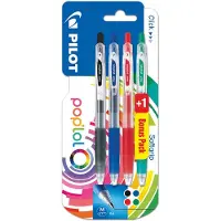 Pilot gelroller Pop'lol, blister van 3 + 1 gratis, in geassorteerde kleuren