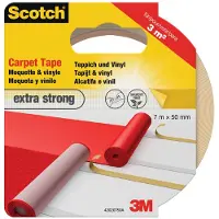 3M Scotch tapijttape, 42020750, Extra Sterk, 50 mm x 7 m, 1 rol