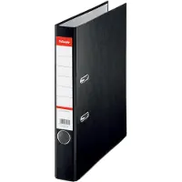 Esselte kartonnen ordner ft A4, rug van 7,5 cm, zwart - 3 stuks