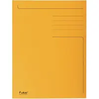 Exacompta 50x FOREVER bedrukte map met 3 kleppen - 280gm2 - 24x32 cm voor A4 - Oranje - 448009E
