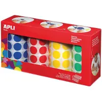 APLI Rounded Ø School Stickers 20mm Veelkleurig Kinderen