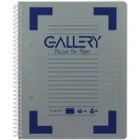 Gallery Traditional spiraalschrift ft A5, gelijnd, geassorteerde kleuren, 160 bladzijden