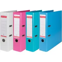Pergamy Ordner A4 80 mm PP geassorteerde kleuren - 10 stuks