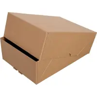 Cleverpack Paraatdoos A4 - 307x220x108mm voor 1000vel - bruin 10 stuks