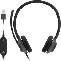 Cisco Headset 322, bekabelde headset, geschikt voor kantoor/callcenter, frequentiebereik 50 - 18000 Hz, gewicht 121 g, kleur: zwart
