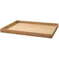Lind DNA Dienblad Square L Even Nupo Clay Brown / Teak