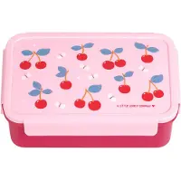A Little Lovely Company Broodtrommel - Bento - 1.2 L - Kersen - - OneSize - Broodtrommels