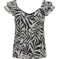 ONLY Blouse 'ONLAsta' greige / zwart
