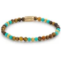 Rebel & Rose Mix Tiger Turquoise RR-40063-G-S Armband 16,5cm