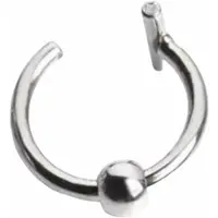 Charme Bijoux Fake Lipring-Zilverkleur-Bol -