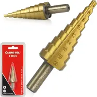 Mar-pol Stappenboor 4-20mm HSS Titanium - Trappenboor - Verzinkboor