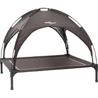 vidaXL Hondenbed 104 x 86 x 84,5 cm Staal Bruin