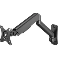 Deltaco ARM-0360 - Monitor Arm - Muurbeugel voor 17-32 inch Scherm - Verstelbaar - Max 9kg - Zwart