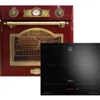 Kaiser - Inbouwoven EH 6355 RotEm - KCT 6140 FI inductiekookplaat - 60 cm - Inbouwoven - kookplaat - inductie - elektrische inbouwoven - 60cm - 67L - 8 functies