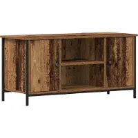 vidaXL TV Kast 100 x 40 x 50 cm Oud hout Bewerkt hout