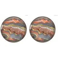 Charme Bijoux Clip Oorbellen Sahara - Bruin Grijs - 2 cm