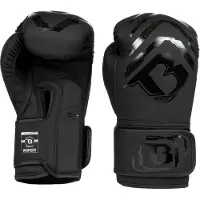 Booster Fight Gear BG Youth Elite V2 – Kinder Bokshandschoenen – Mat Zwart/Zwart - 10 oz