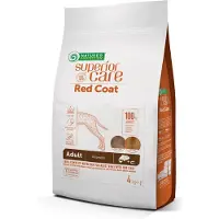 Nature's Protection Suprior care droog graanvrij voer voor volwassen honden van alle rassen met rode vacht, met zalm 4kg.
