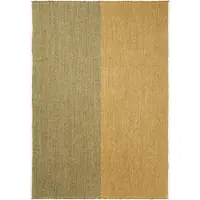 Ferm Living Pila Linen Deken Khaki|Aged Gold