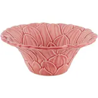 Bordallo Pinheiro Maria Flor Dália Schaaltje - Roze - Aardewerk - Ø 16 cm