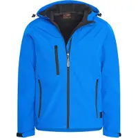 Cappuccino Italia Softshell hood jacket royal
