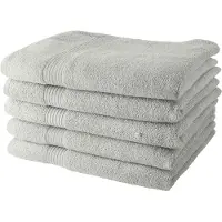 TODAY Witte Handdoekset - 5 Stuks (70 x 130 cm)