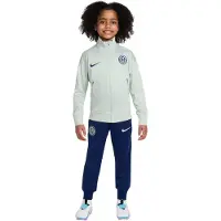 Nike Inter Milan Strike Trainingspak Full-Zip 2025-2026 Kids Lichtgrijs Donkerblauw