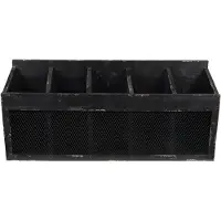 Clayre & Eef Wandrek 60x13x28 cm hout ijzer muurrek