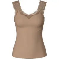 Pieces Top 'PCBarbera' camel