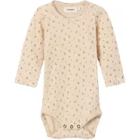 Lil´ Atelier Baby Rompers Nbfgago Ls Slim Body - Beige - Maat 80